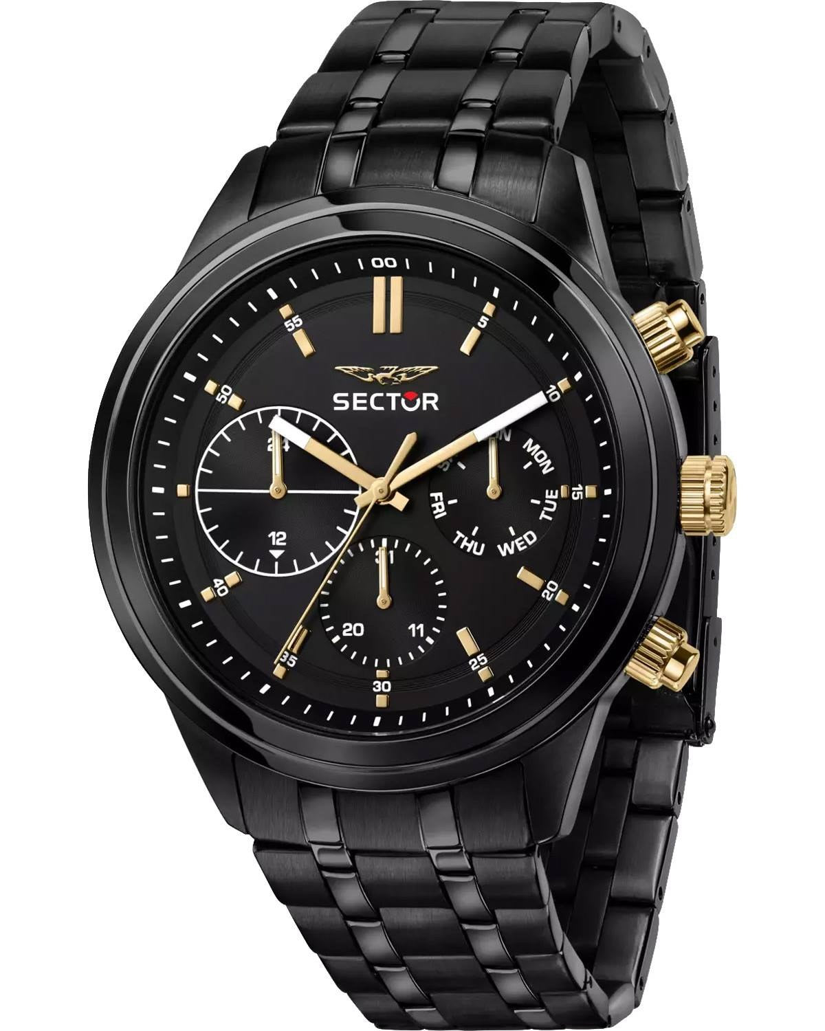 Ρολόι SECTOR 670 Black Stainless Steel Bracelet