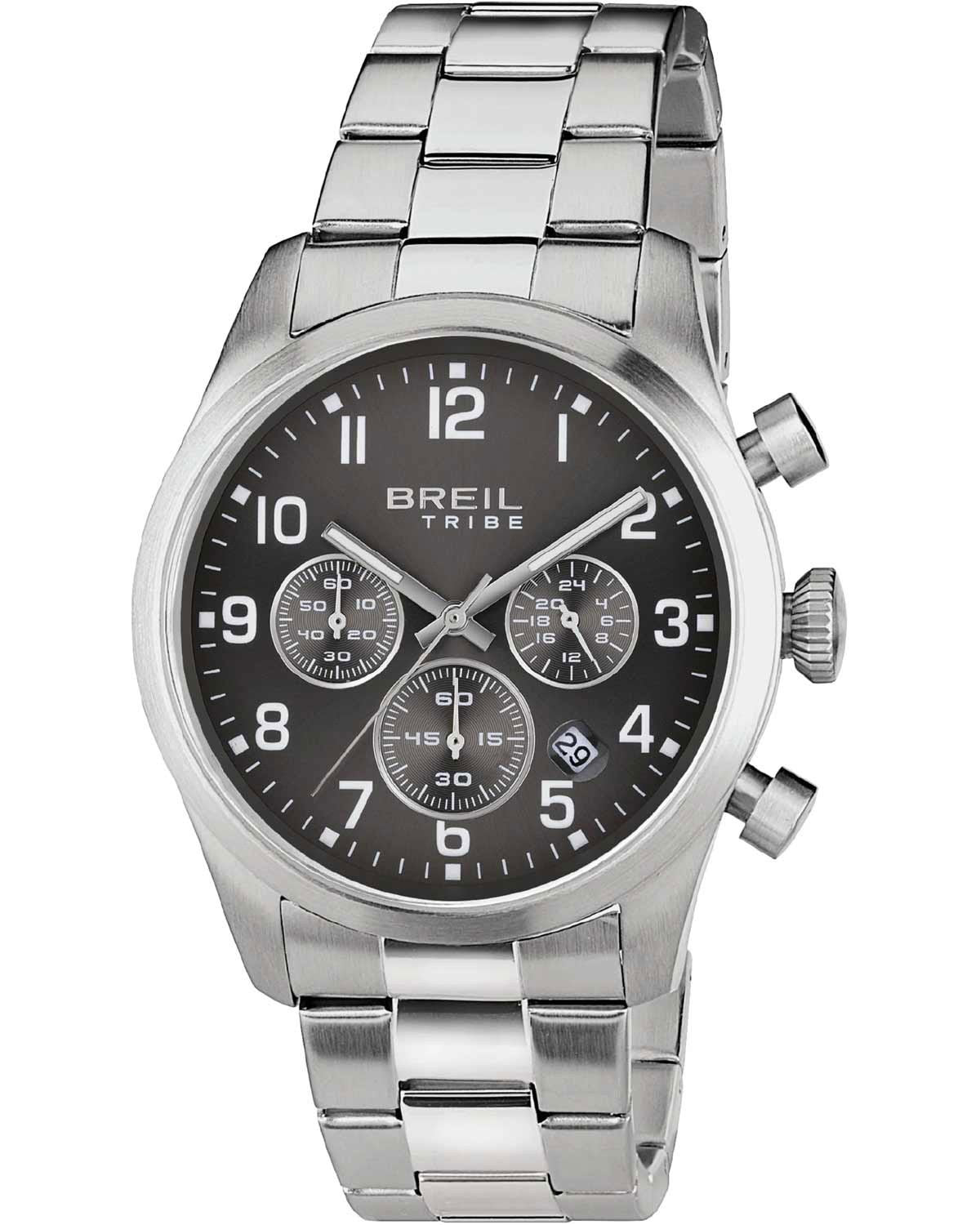 Ρολόι BREIL Tribe Classic Elegance Chronograph Silver Stainless Steel Bracelet