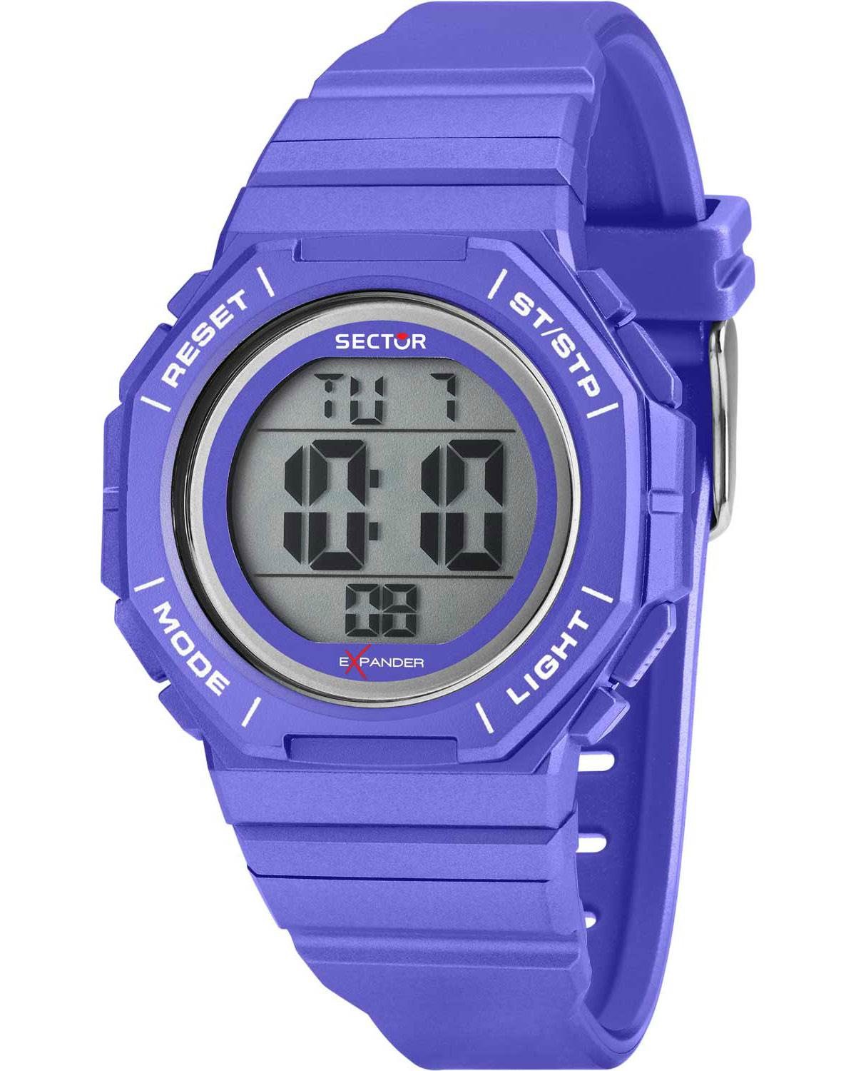 Ρολόι SECTOR EX-50 Chronograph Purple Plastic Strap