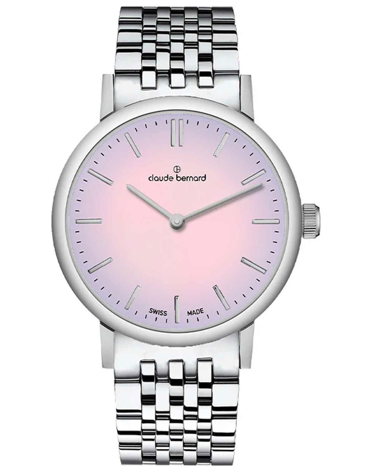 Γυναικείο ρολόι CLAUDE BERNARD Slim Line με μπρασελέ από ανοξείδωτο ατσάλι