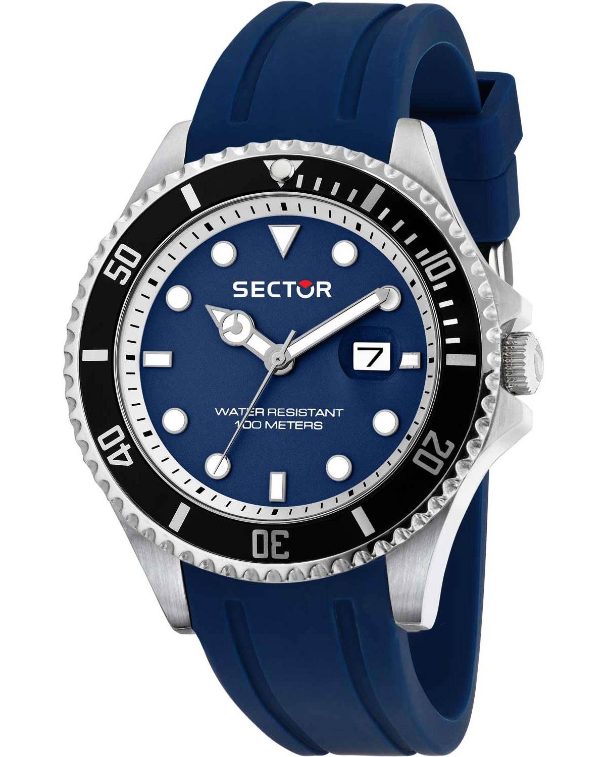 Ρολόι SECTOR 230 Blue Silicone Strap