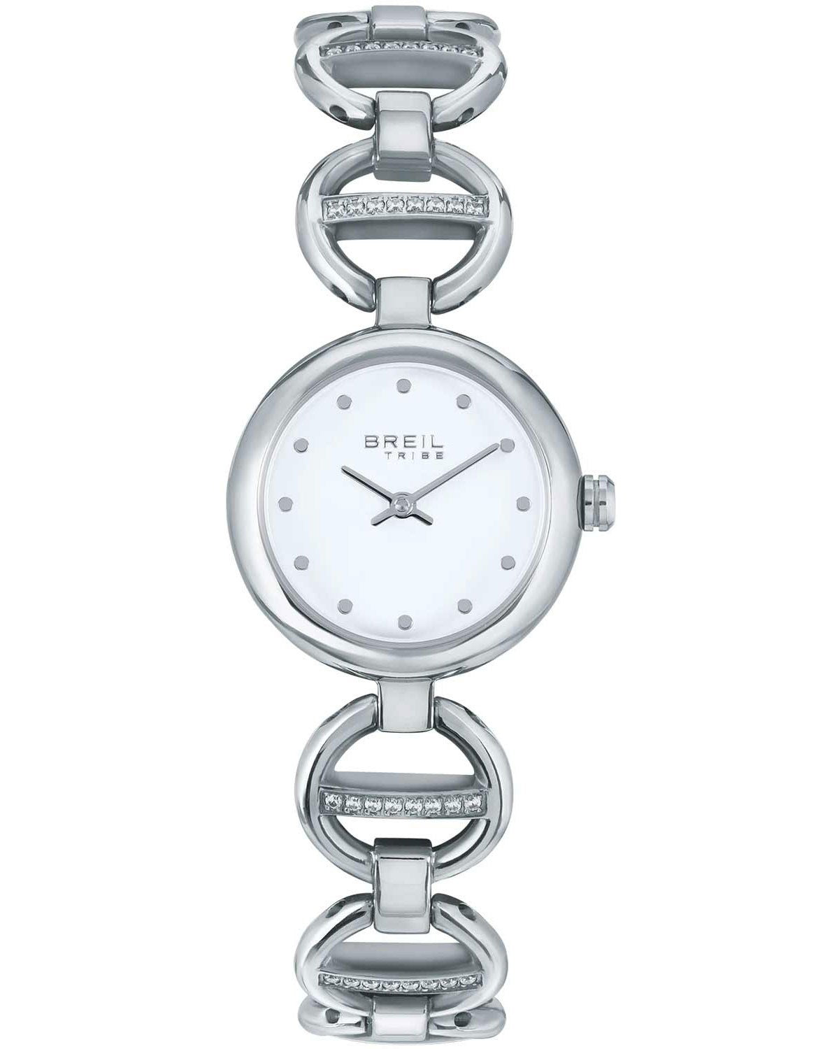 Ρολόι BREIL Tribe Camelia Crystals Silver Stainless Steel Bracelet