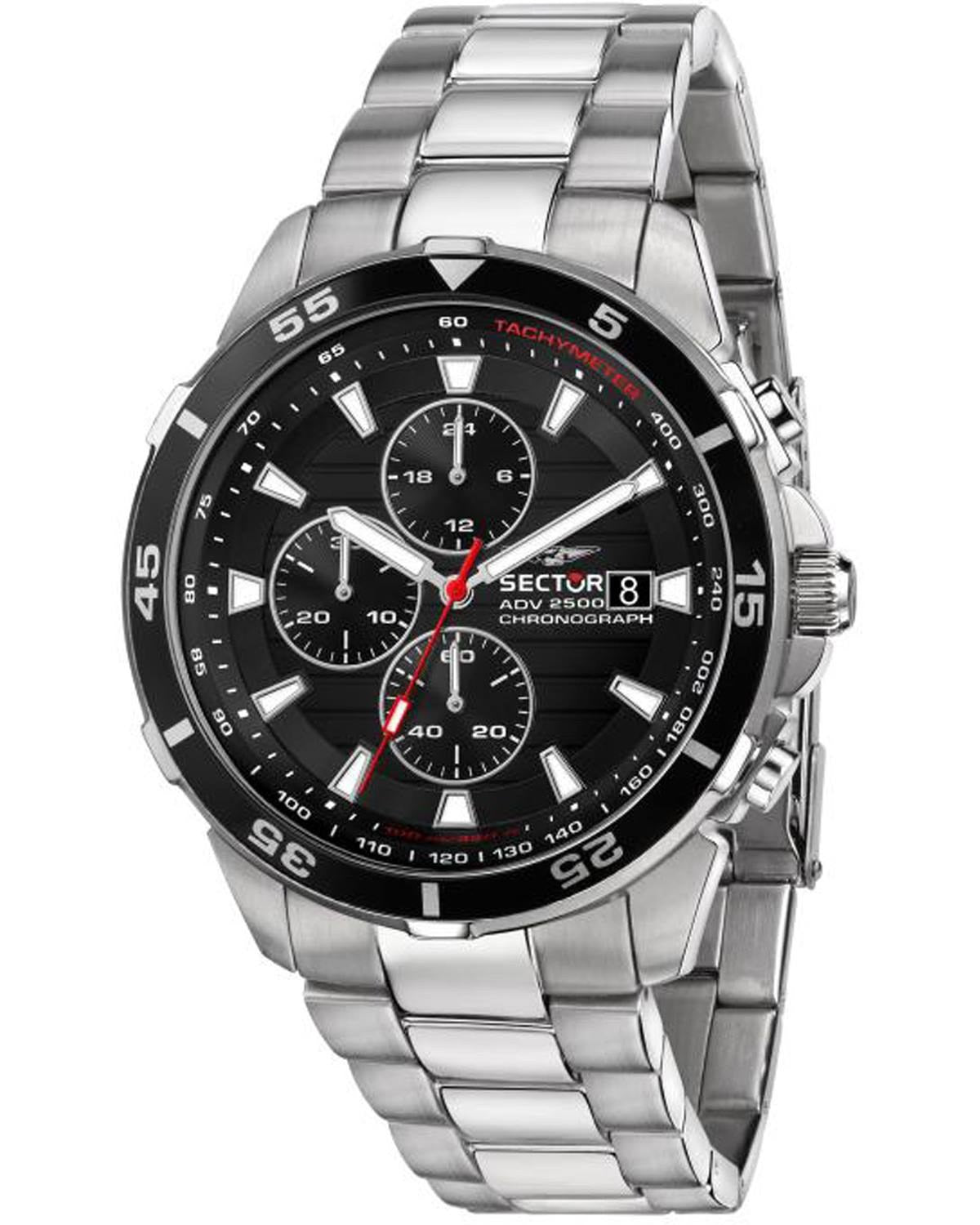 Ρολόι SECTOR ADV2500 Chronograph Silver Stainless Steel Bracelet