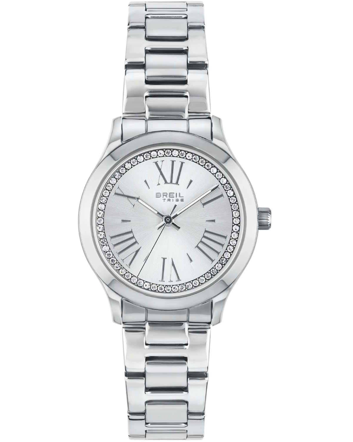 Ρολόι BREIL Tribe Abby Crystals Silver Stainless Steel Bracelet