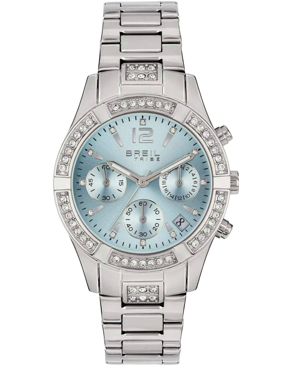Ρολόι BREIL Tribe C'Est Chic Crystals Chronograph Stainless Steel Bracelet