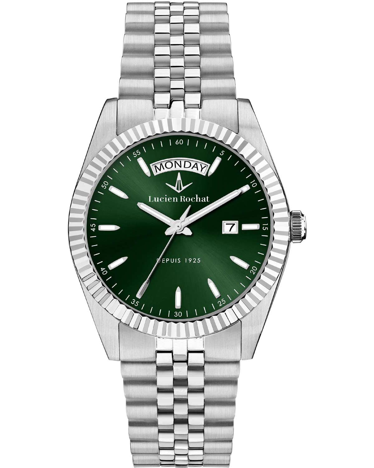 Ρολόι LUCIEN ROCHAT Bienne Silver Stainless Steel Bracelet