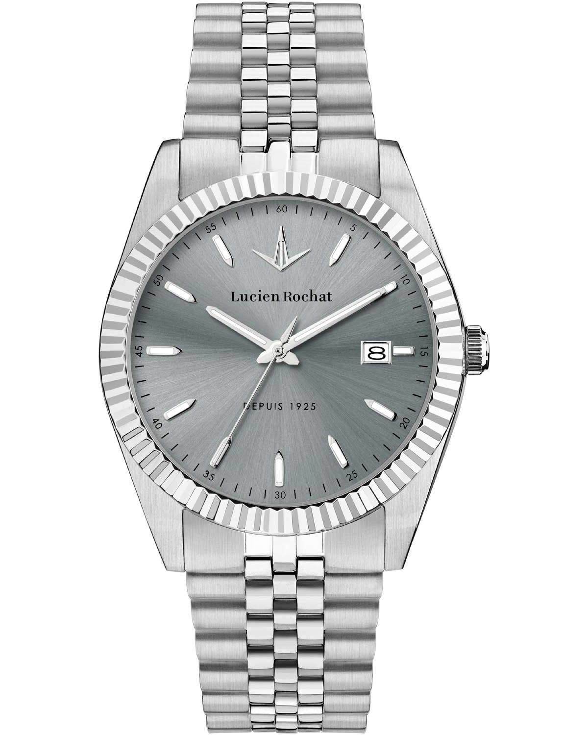 Ρολόι LUCIEN ROCHAT Bienne Silver Stainless Steel Bracelet