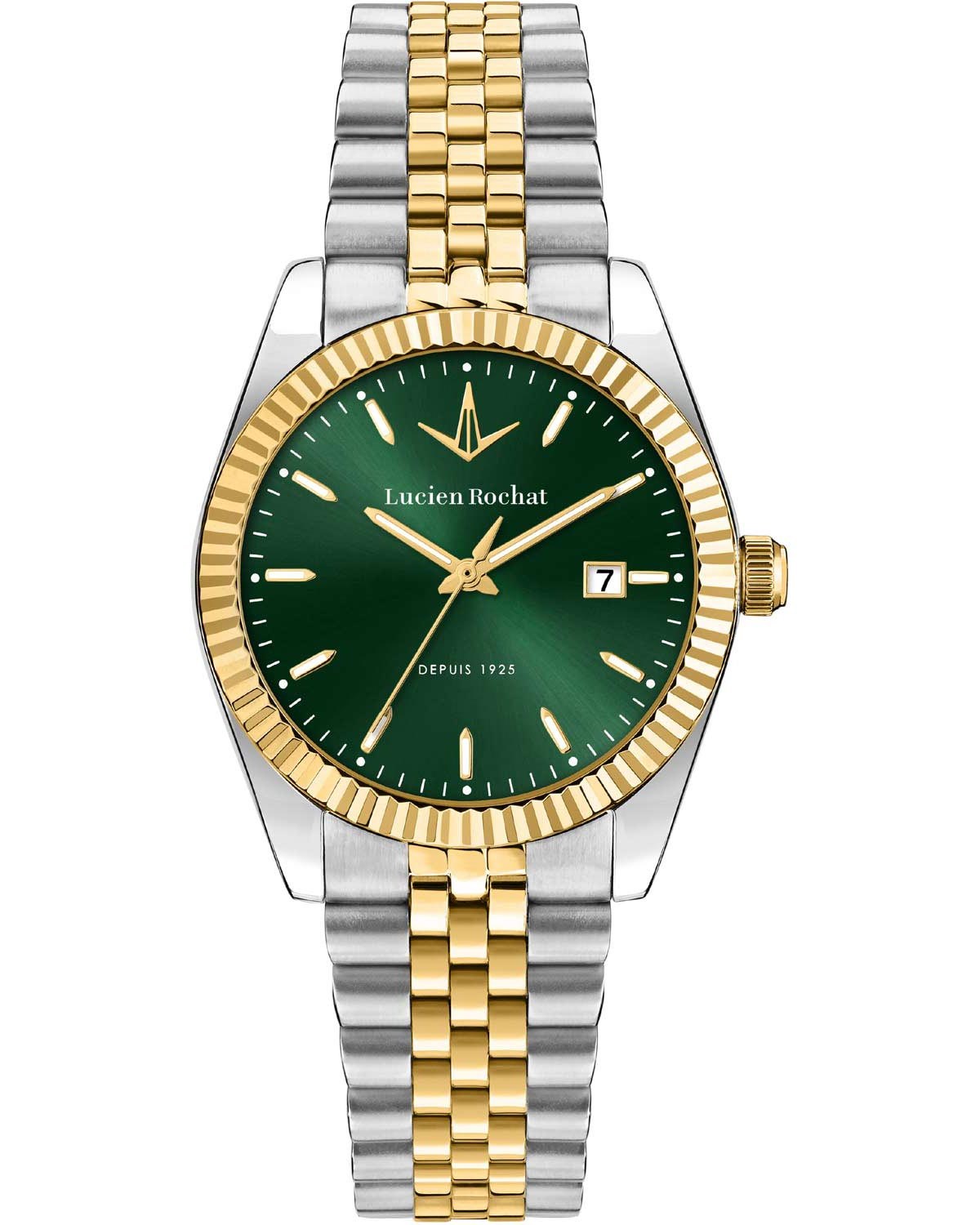 Ρολόι LUCIEN ROCHAT Bienne Two Tone Stainless Steel Bracelet