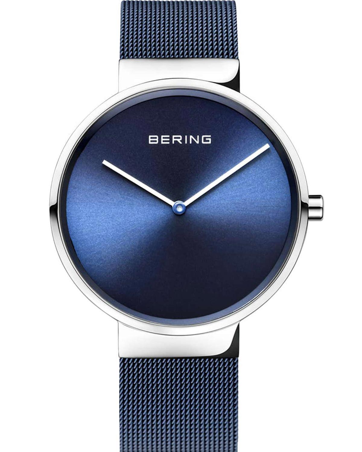 Ρολόι BERING Classic με μπλε μπρασελέ από ανοξείδωτο ατσάλι