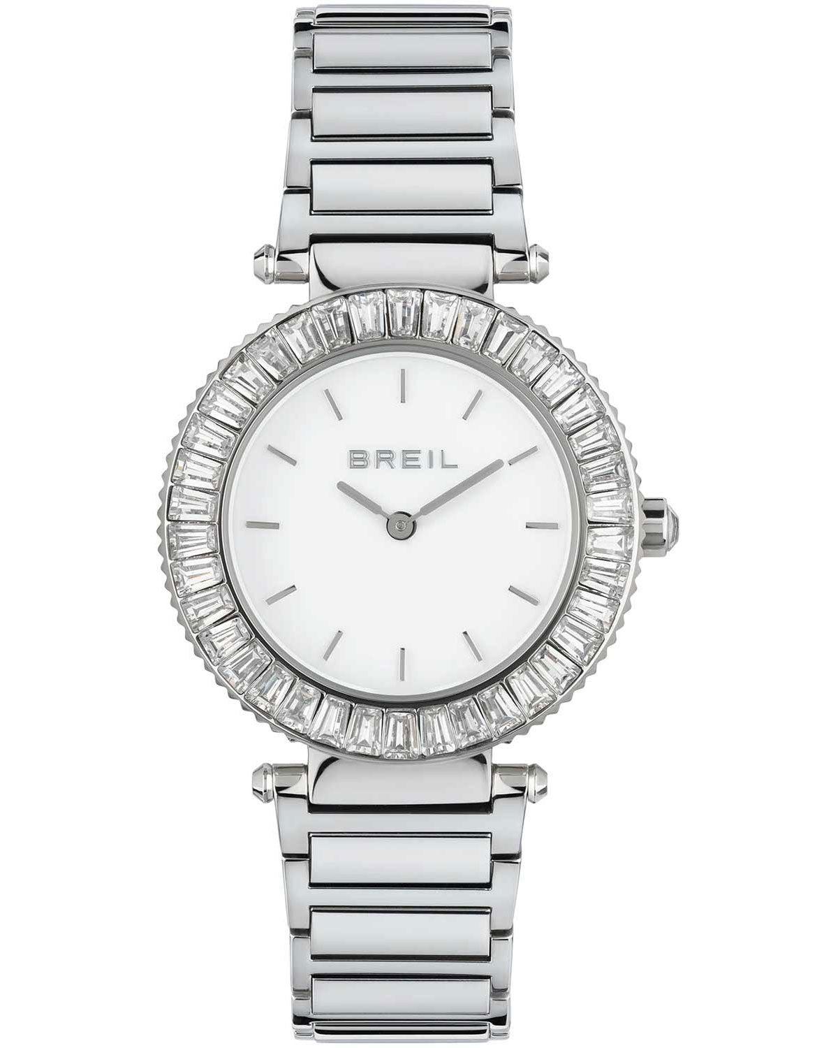 Ρολόι BREIL Pivot Crystals Silver Stainless Steel Bracelet