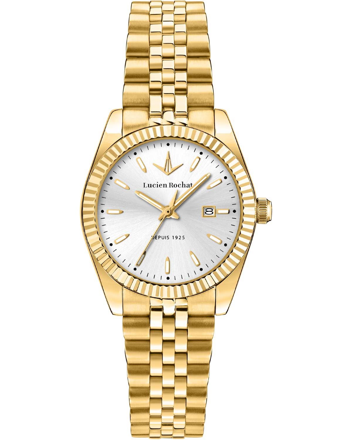 Ρολόι LUCIEN ROCHAT Bienne Gold Stainless Steel Bracelet