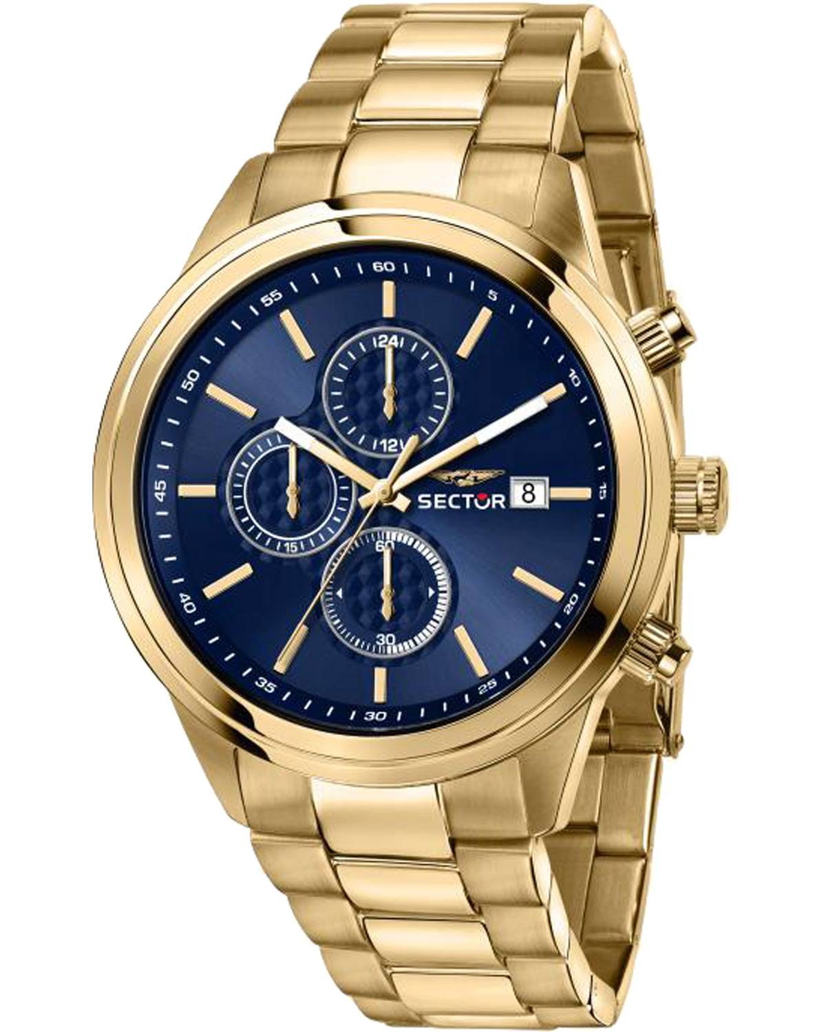 Ρολόι SECTOR 670 Chronograph Gold Metallic Bracelet
