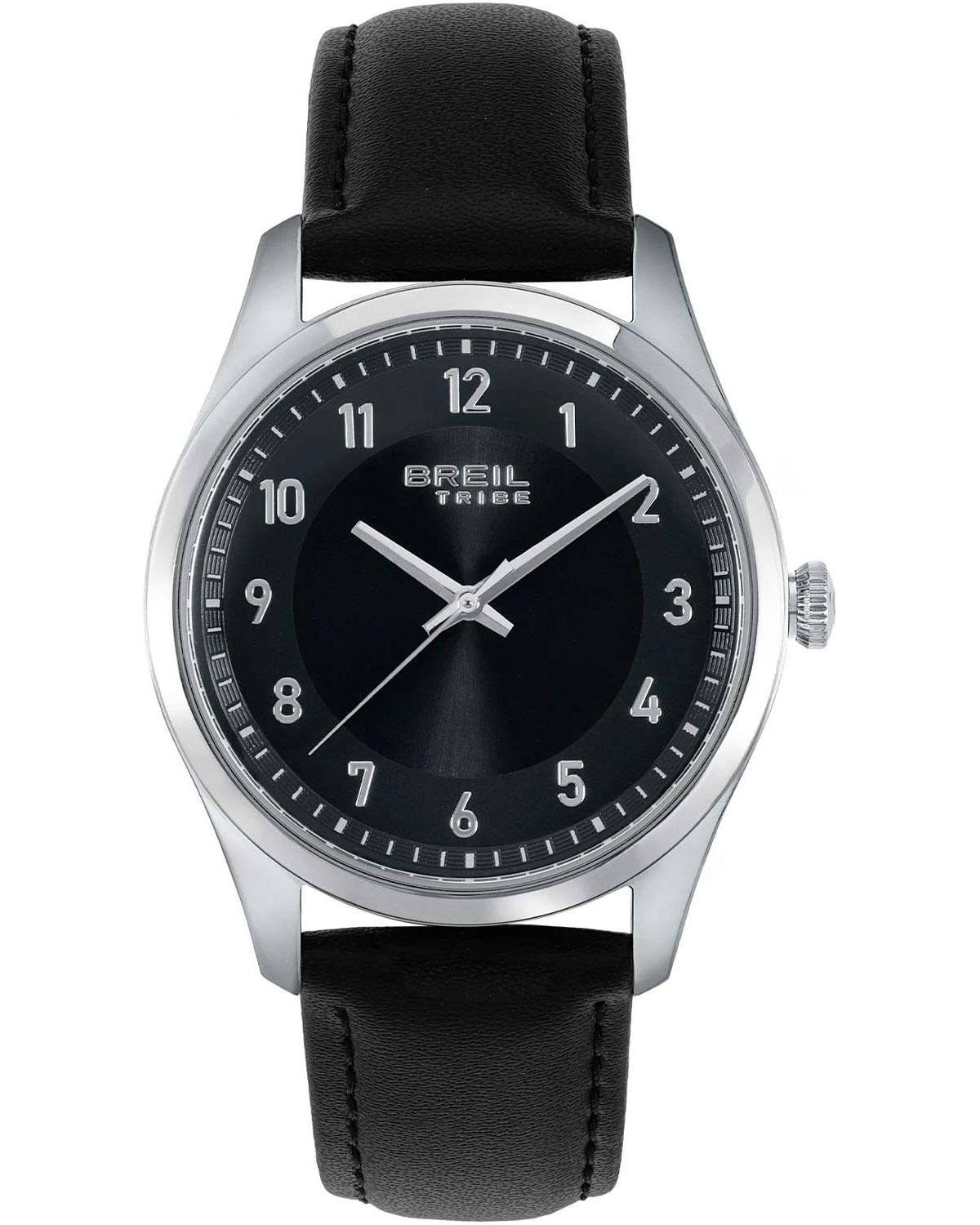 Ρολόι BREIL Tribe Refine Black Leather Strap