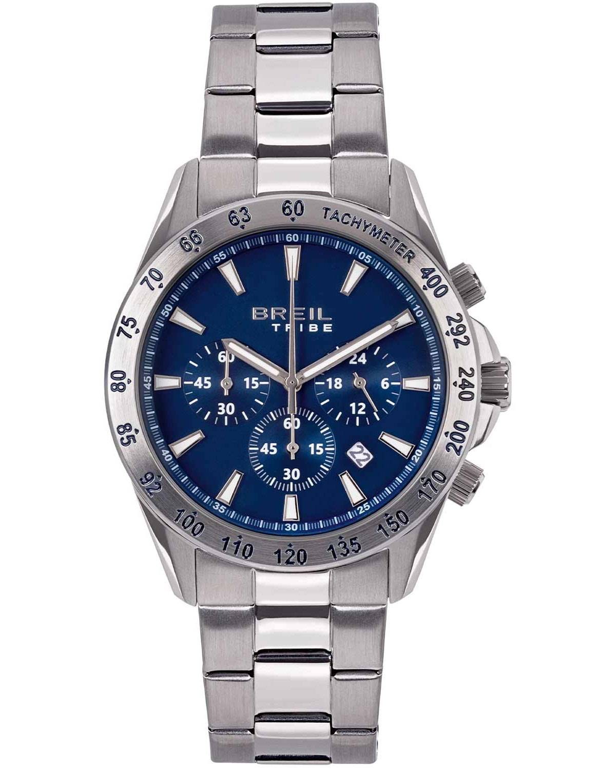 Ρολόι BREIL Tribe Sideline Chronograph Silver Stainless Steel Bracelet