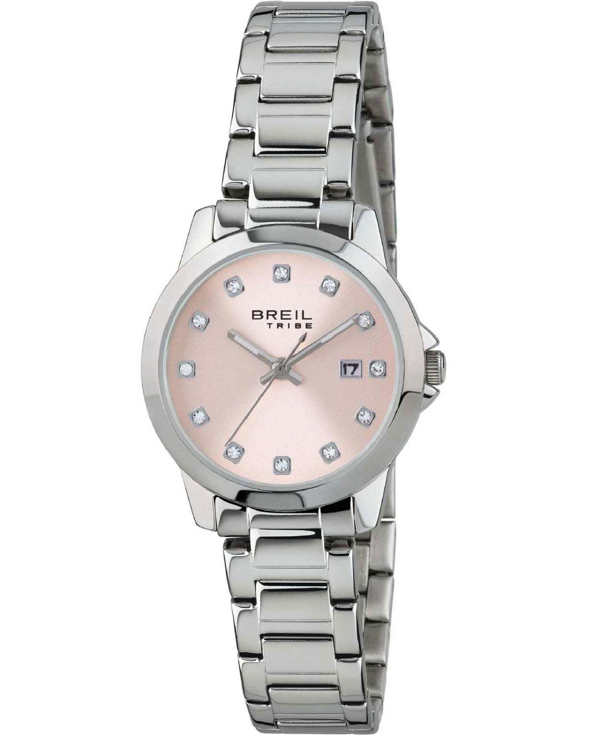Ρολόι BREIL Tribe Classic Elegance Crystals Silver Stainless Steel Bracelet