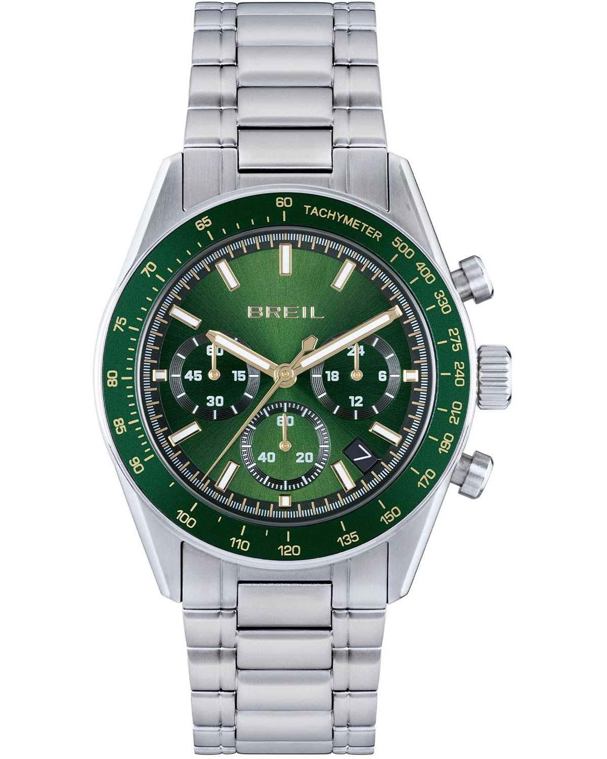 Ρολόι BREIL Extreme Noir Chronograph Silver Stainless Steel Bracelet
