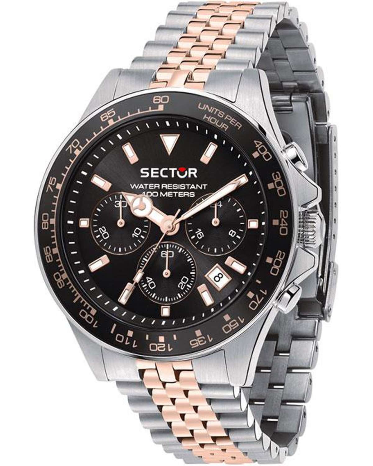 Ρολόι SECTOR 230 Chronograph Two Tone Stainless Steel Bracelet
