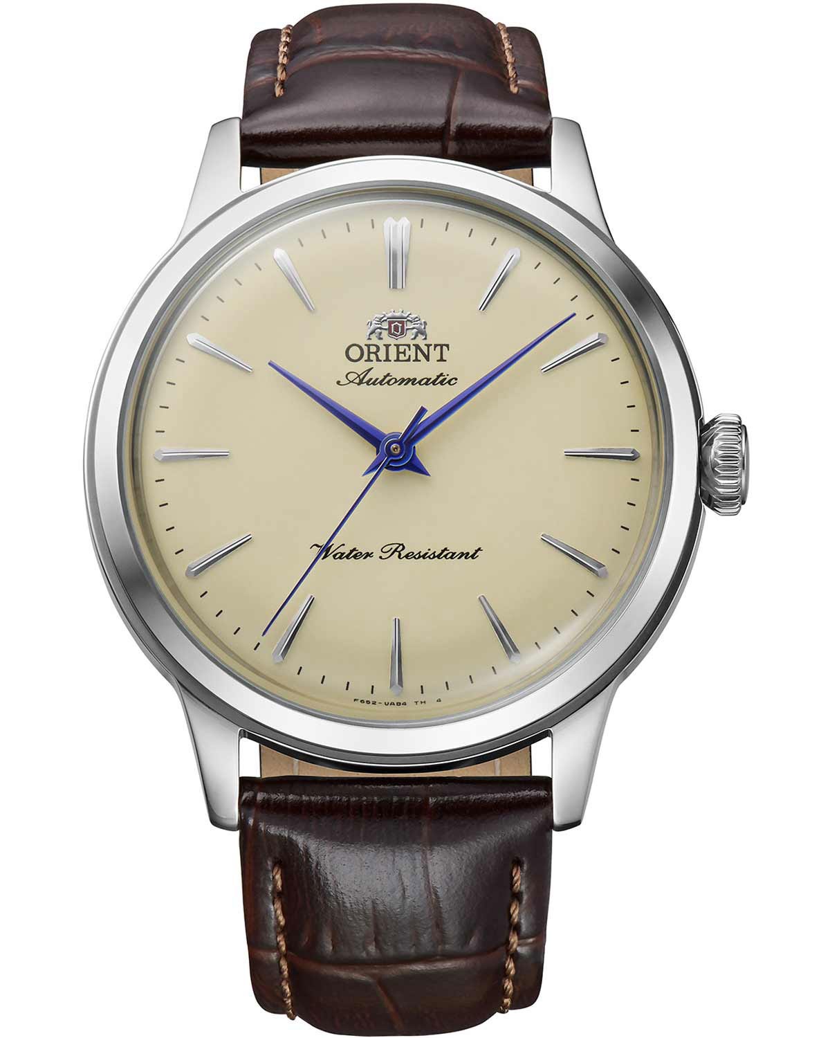 Ρολόι ORIENT Bambino αυτόματο με καφέ δερμάτινο λουράκι