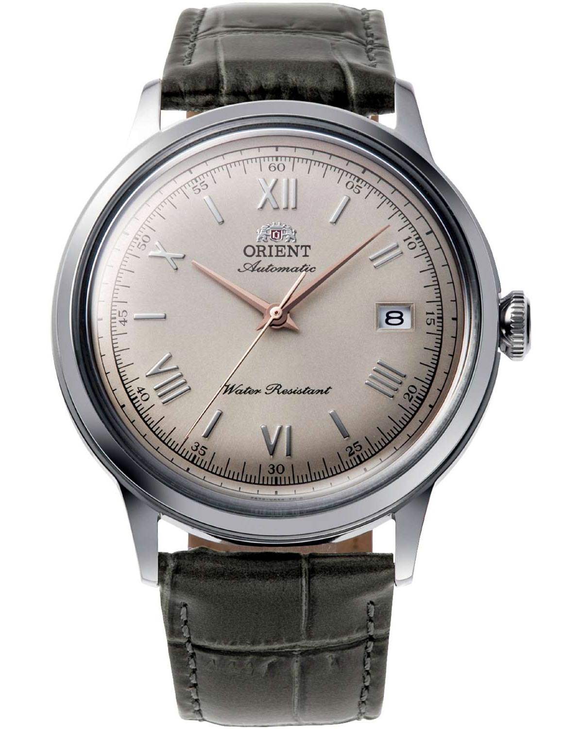 Ρολόι ORIENT Classic Bambino Automatic Olive Oil Leather Strap