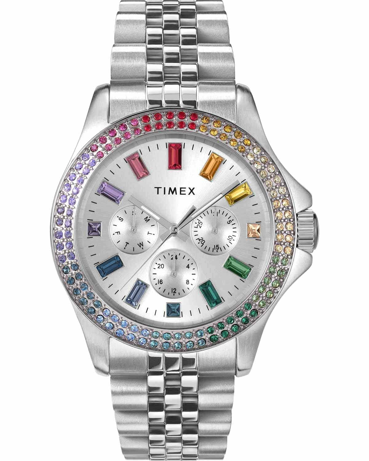 Ρολόι TIMEX Kaia Crystals Silver Stainless Steel Bracelet