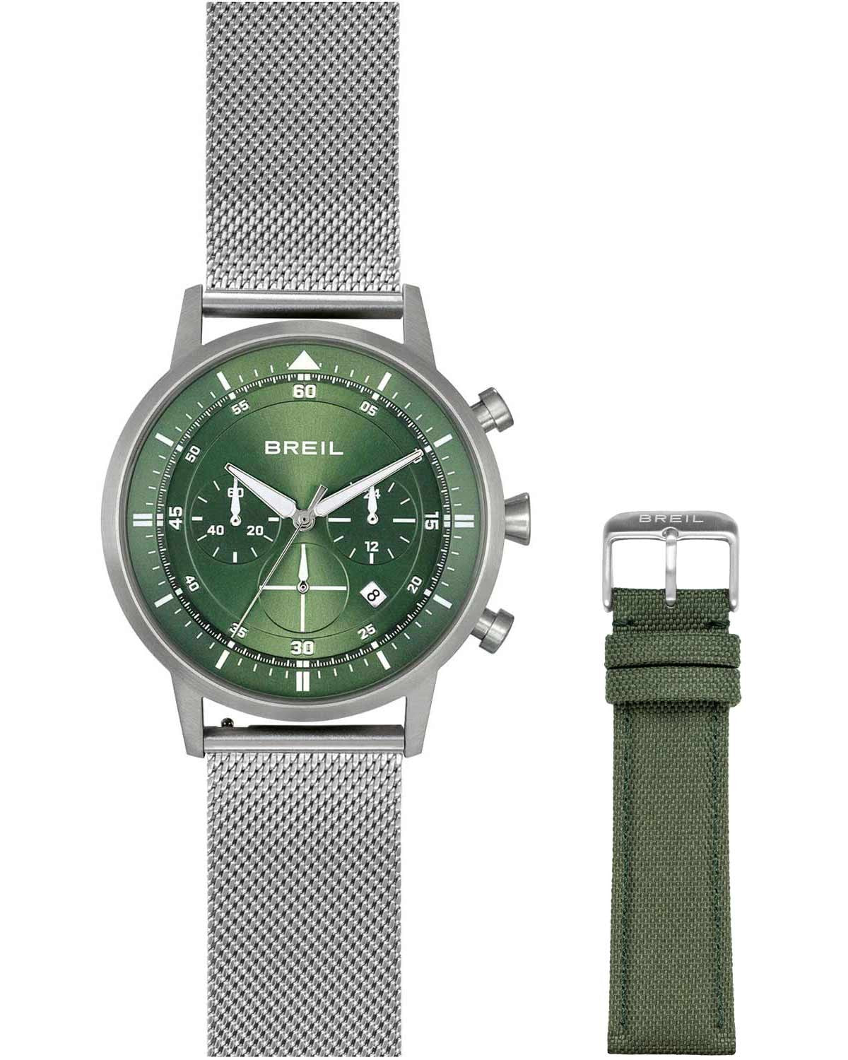 Ρολόι BREIL Six.3.Nine Chronograph Silver Stainless Steel Bracelet Gift Set