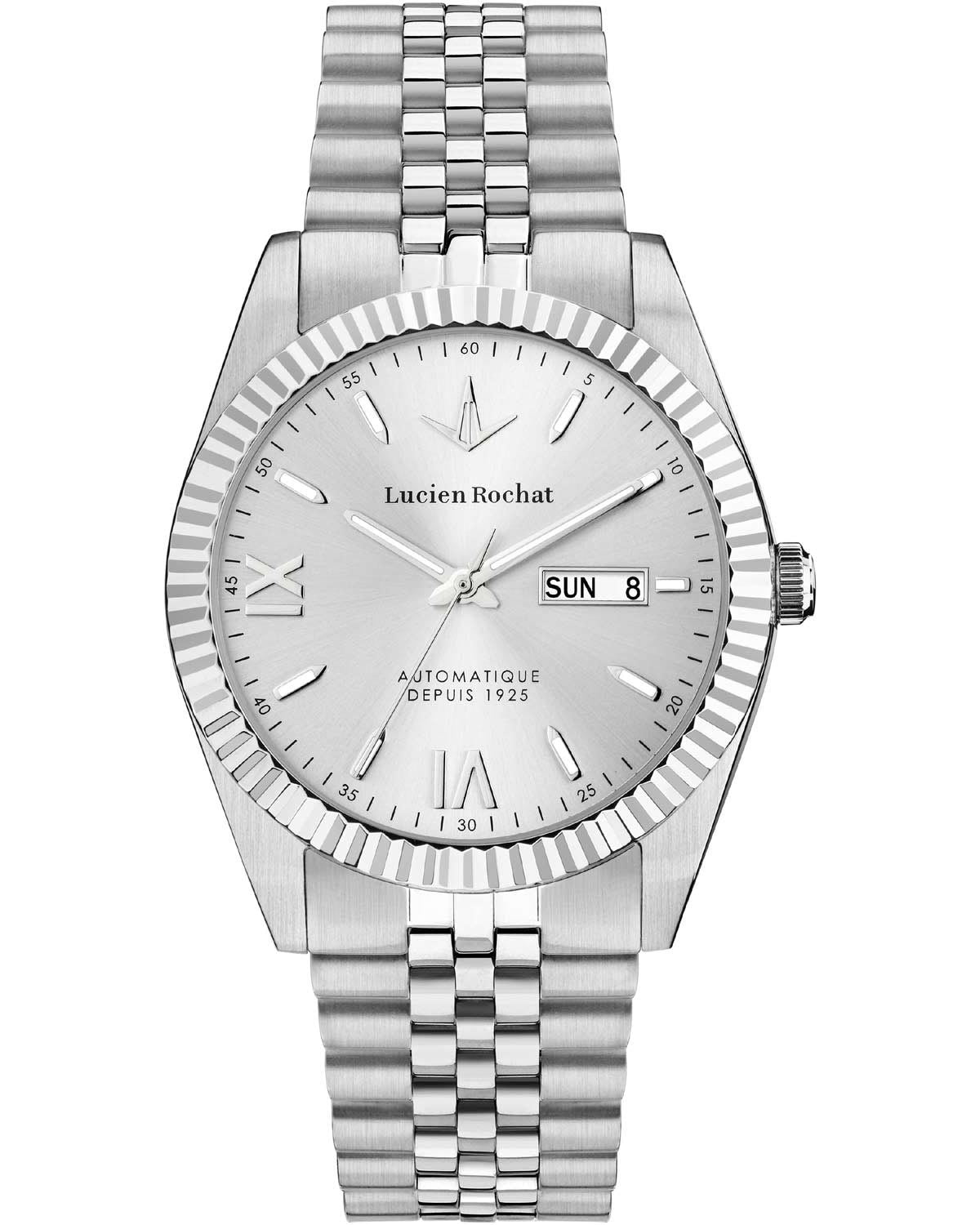 Ρολόι LUCIEN ROCHAT Bienne Automatic Silver Stainless Steel Bracelet