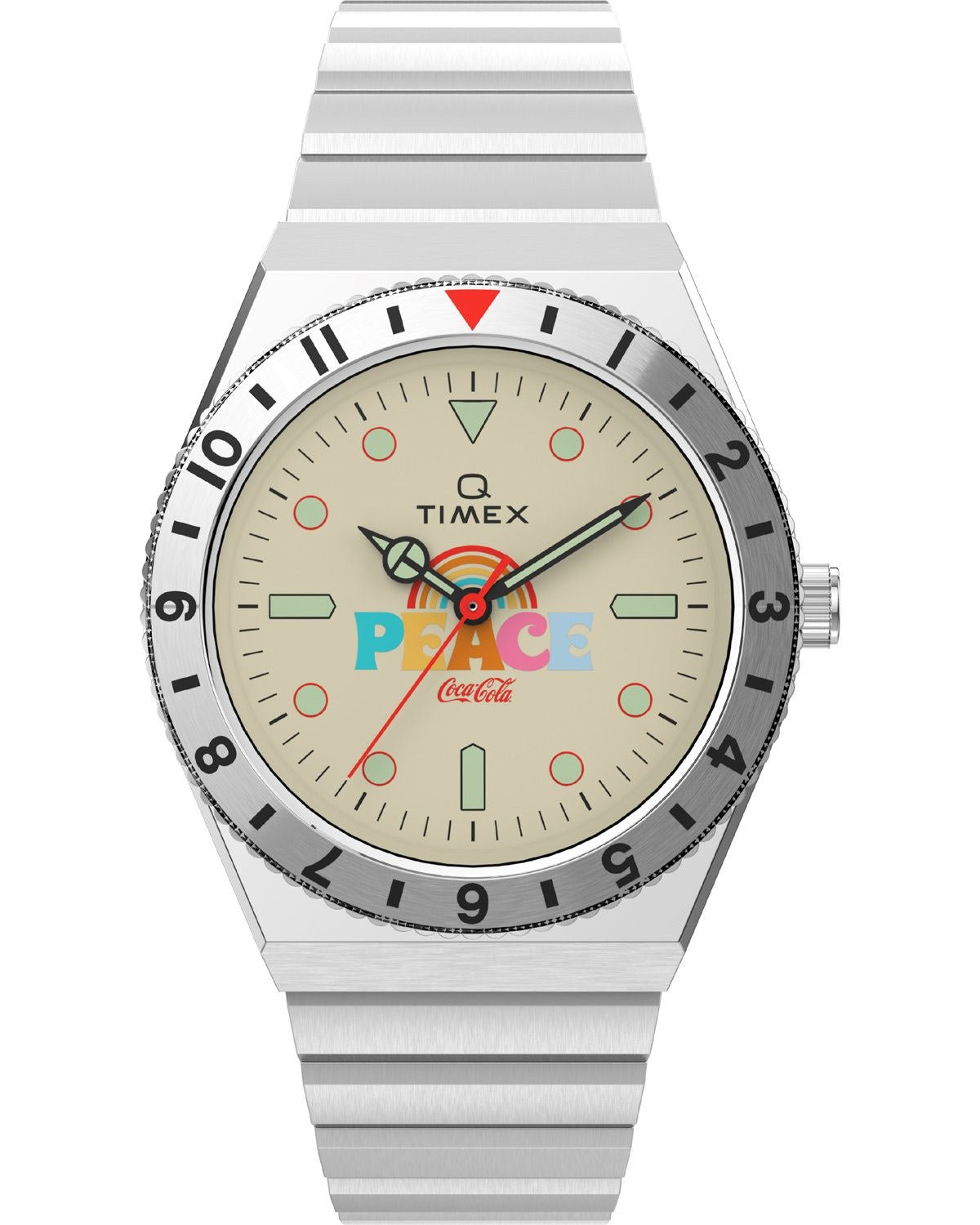 Ρολόι TIMEX Special Projects Coca Cola Silver Stainless Steel Bracelet