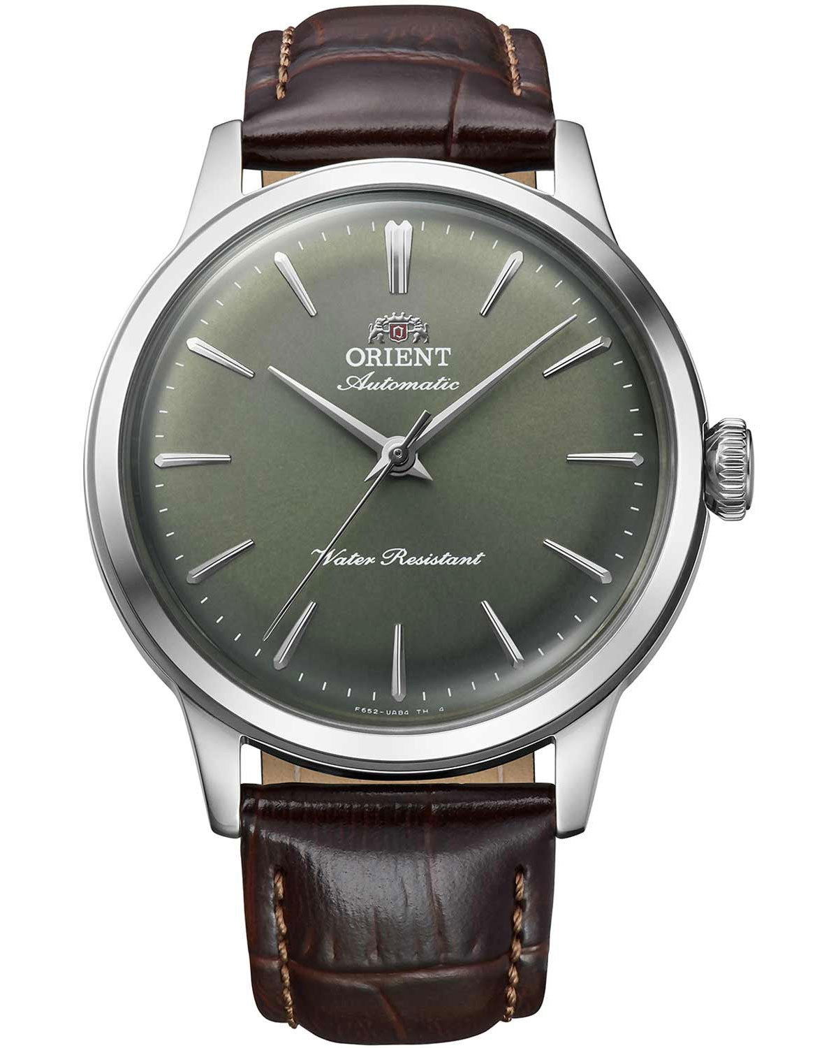 Ρολόι ORIENT Bambino αυτόματο με καφέ δερμάτινο λουράκι