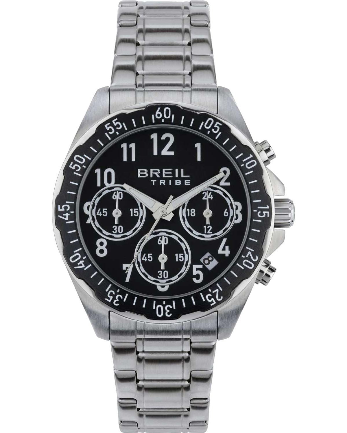 Ρολόι BREIL Tribe Grow Up Chronograph Silver Stainless Steel Bracelet