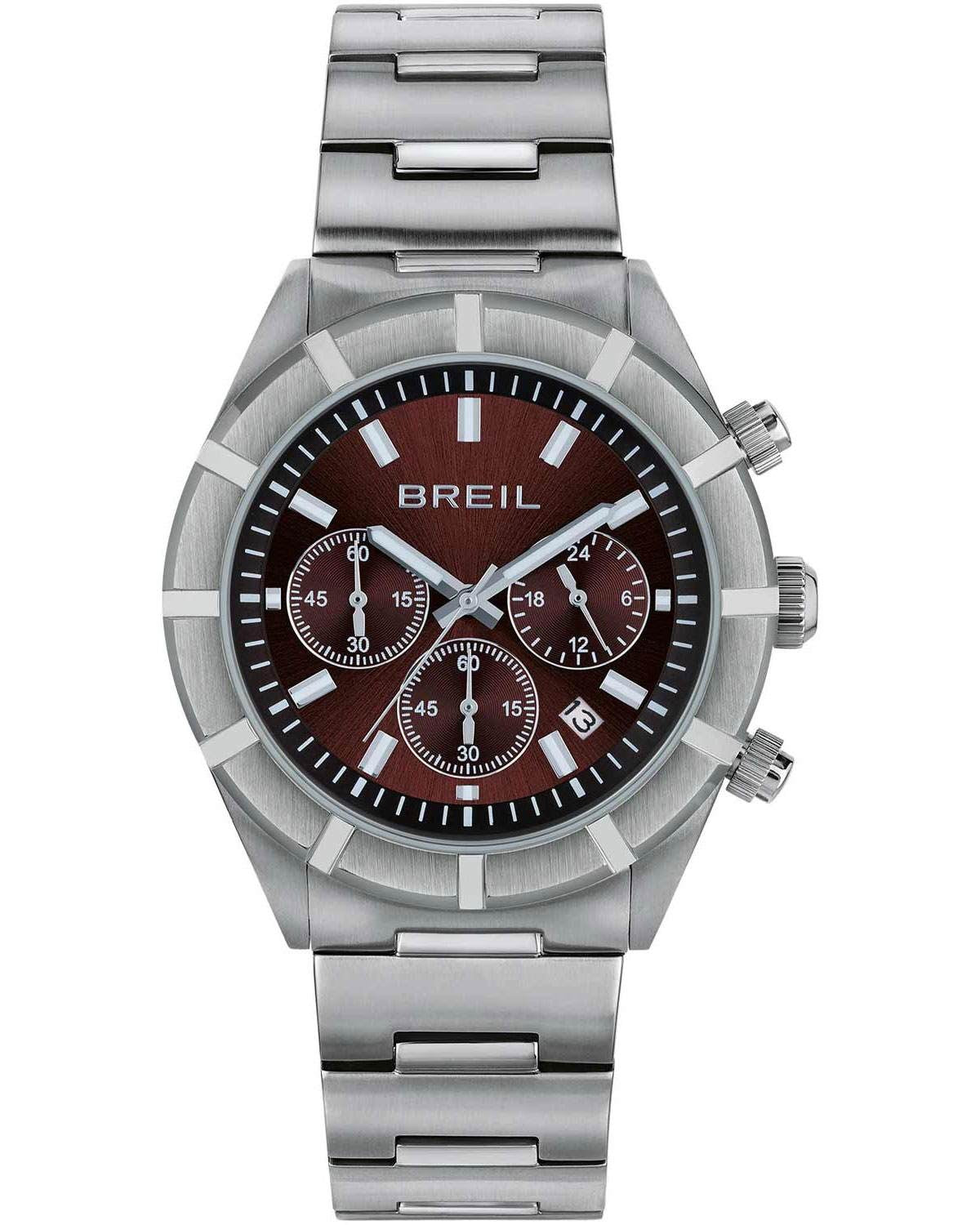 Ρολόι BREIL B 12 H Chronograph Silver Stainless Steel Bracelet