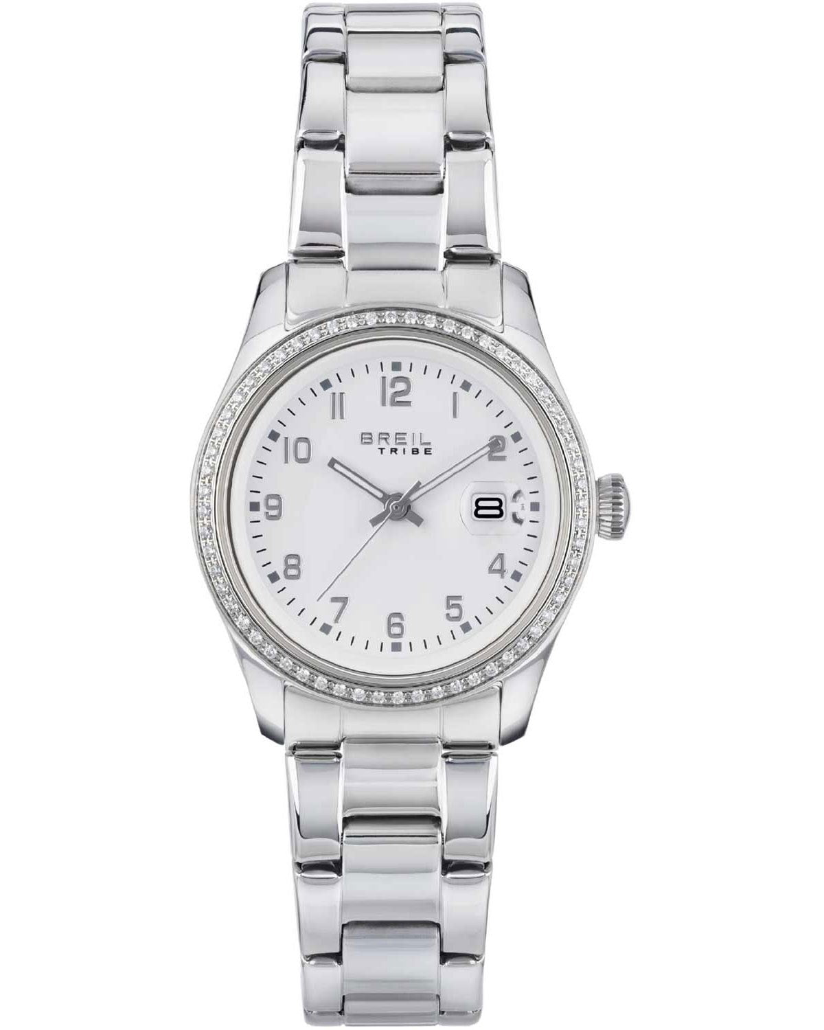 Ρολόι BREIL Tribe Classic Elegance Crystals Silver Stainless Steel Bracelet