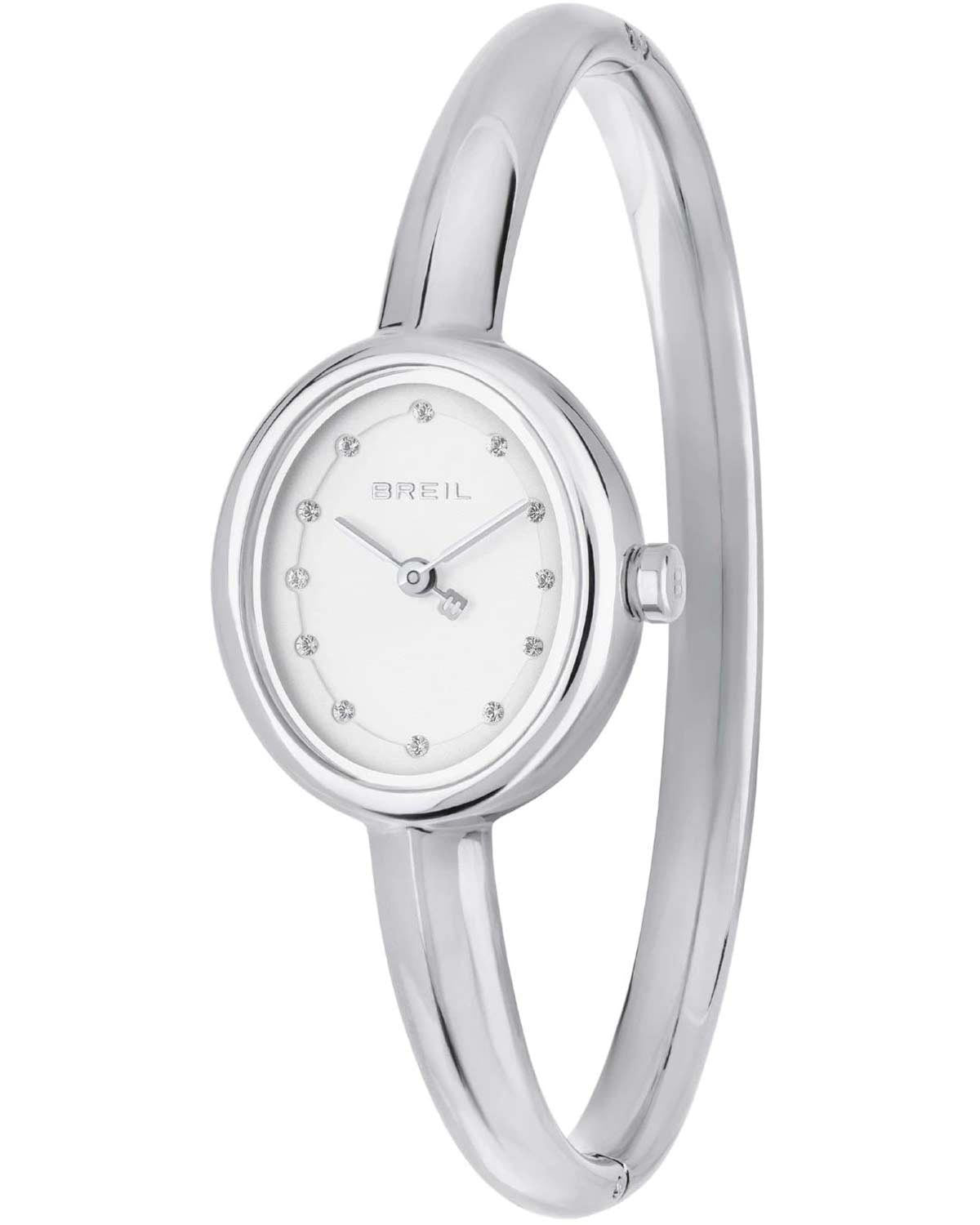 Ρολόι BREIL Hoop Crystals Silver Stainless Steel Bracelet
