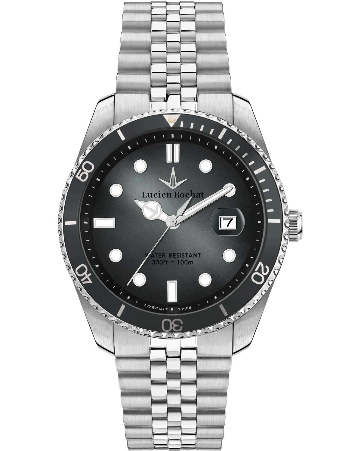 Ρολόι LUCIEN ROCHAT Leman Silver Stainless Steel Bracelet