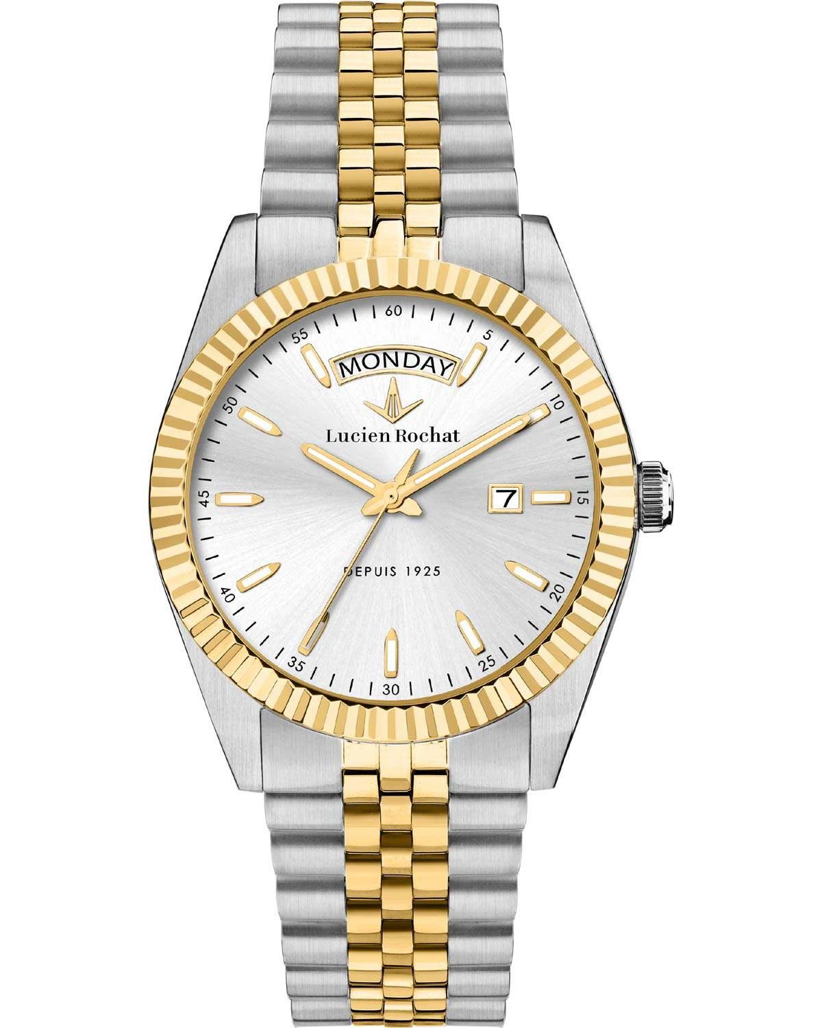 Ρολόι LUCIEN ROCHAT Bienne Two Tone Stainless Steel Bracelet