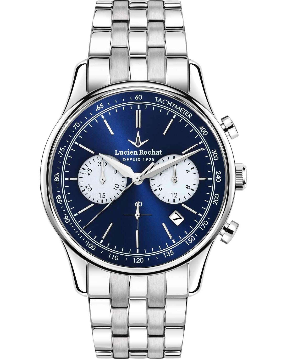 Ρολόι LUCIEN ROCHAT Montreux Chronograph Silver Stainless Steel Bracelet