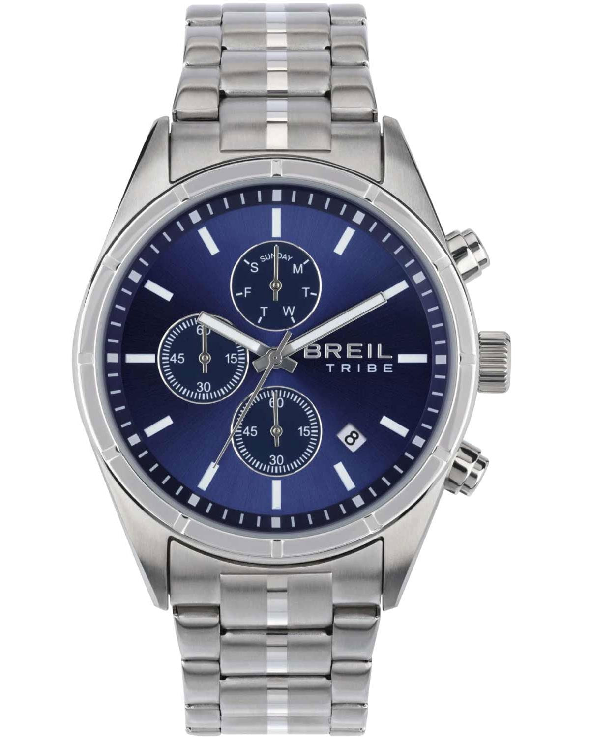 Ρολόι BREIL Tribe Captain Chronograph Grey Stainless Steel Bracelet