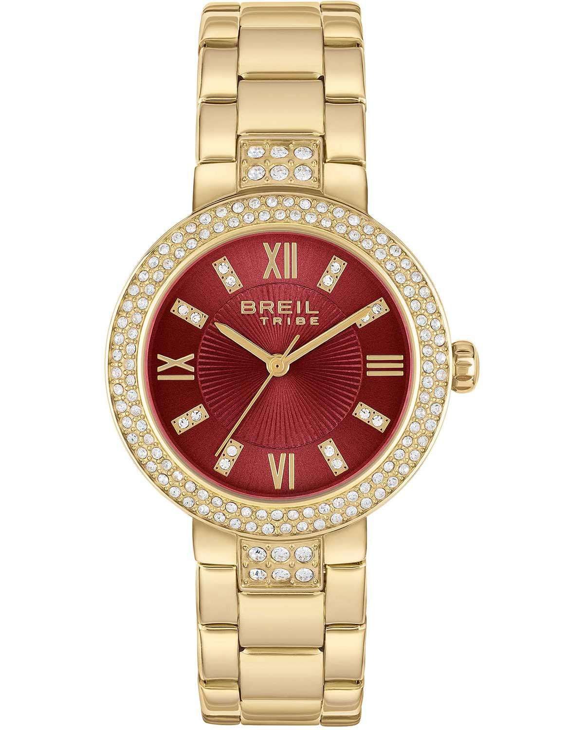 Ρολόι BREIL Tribe Dance Floor Crystals Gold Stainless Steel Bracelet