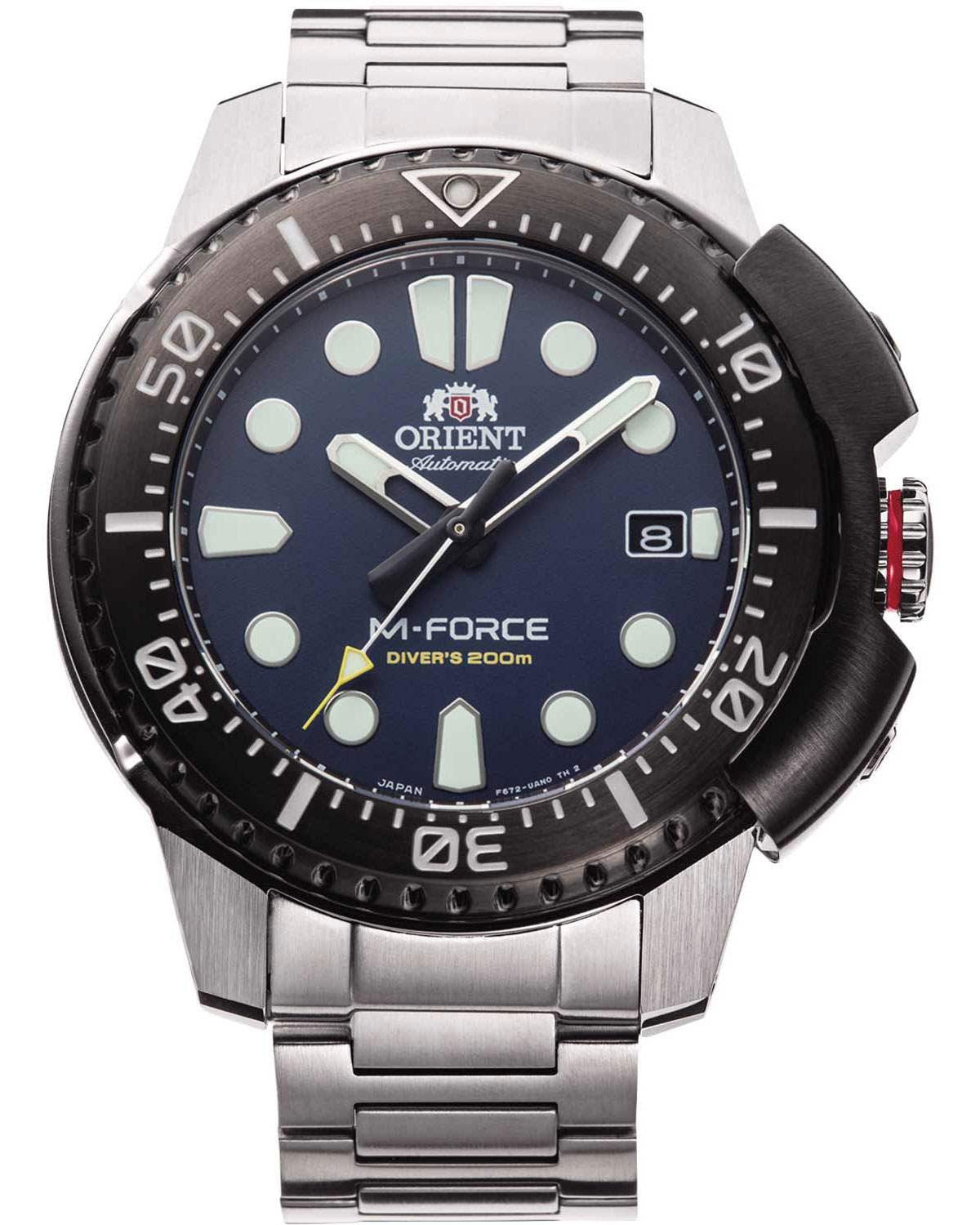 Ρολόι ORIENT Sports 2022 M-Force Automatic Silver Stainless Steel Bracelet