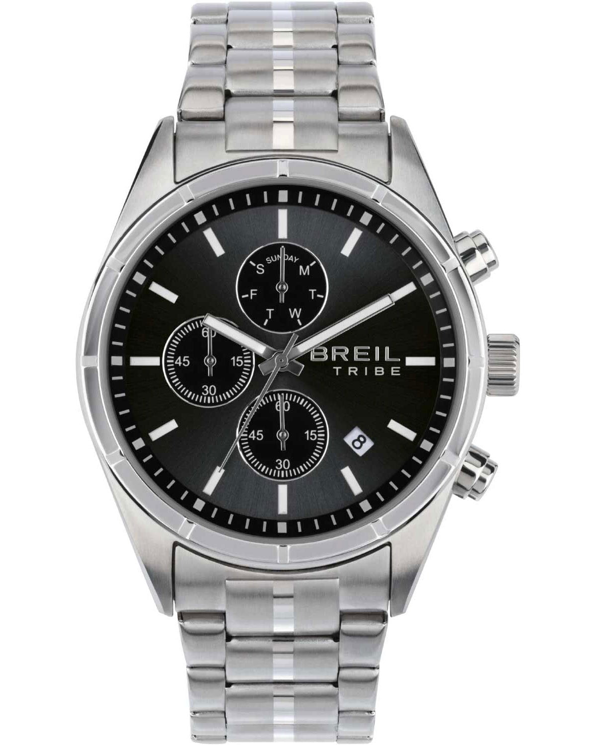 Ρολόι BREIL Tribe Captain Chronograph Grey Stainless Steel Bracelet