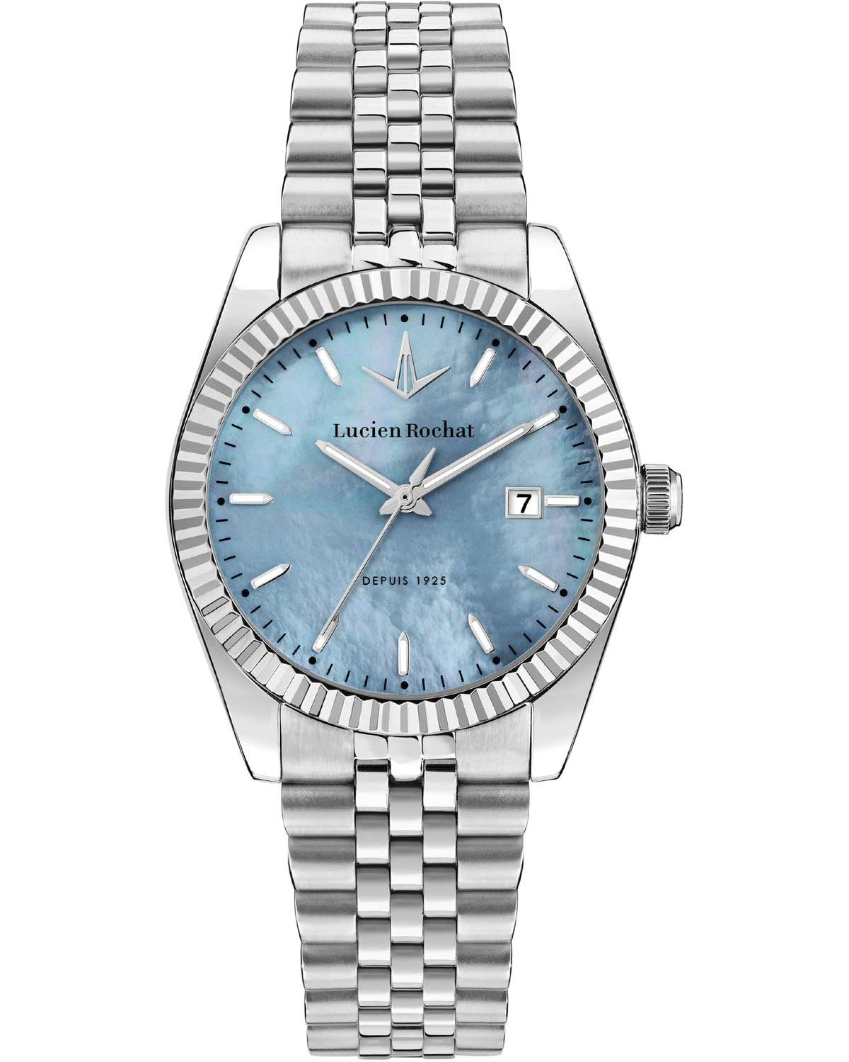 Ρολόι LUCIEN ROCHAT Bienne Silver Stainless Steel Bracelet