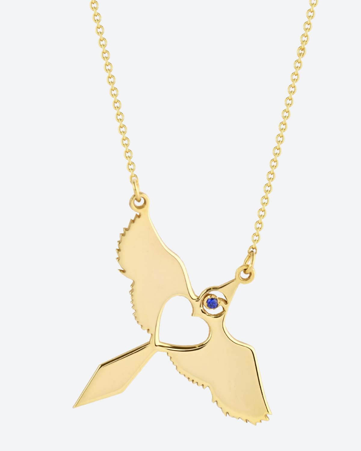 Κολιέ Love Bird από χρυσό 14Κ της σειράς FOREVER I SEE LOVE της SOLEDOR
