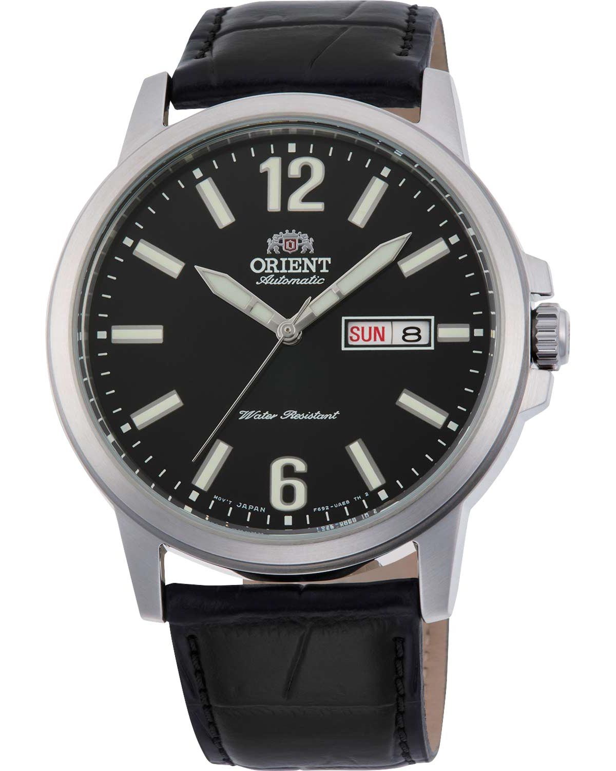 Ρολόι ORIENT Contemporary Automatic Black Leather Strap