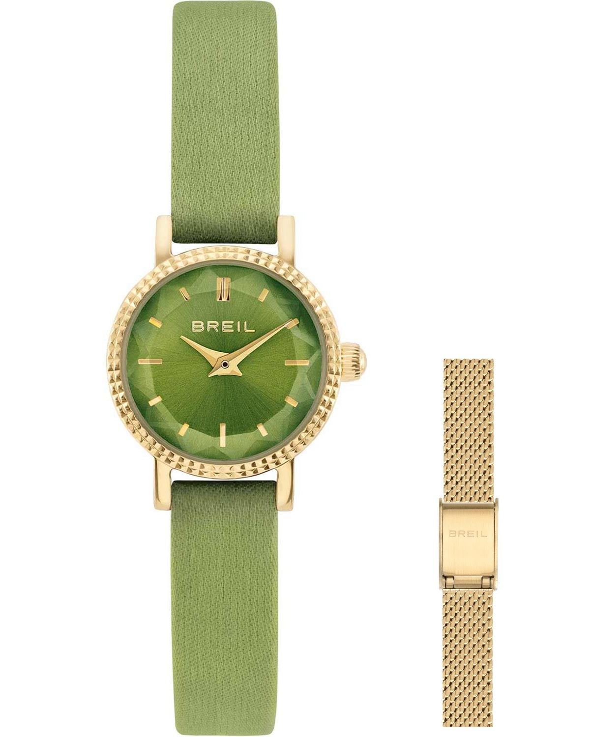 Ρολόι BREIL Darling Green Combined Materials Strap Gift Set