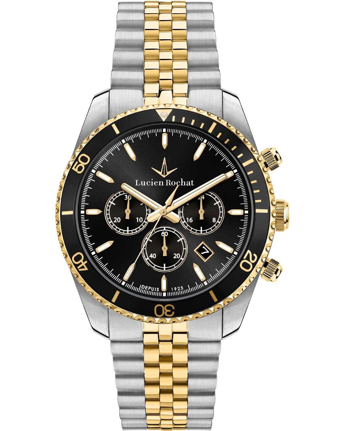 Ρολόι LUCIEN ROCHAT Leman Chronograph Two Tone Stainless Steel Bracelet