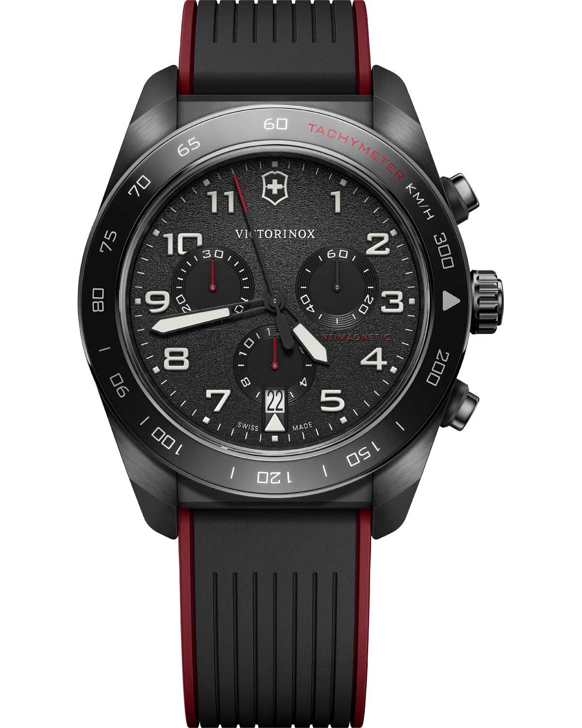 Ρολόι VICTORINOX Swiss Army Chronograph Two Tone Rubber Strap