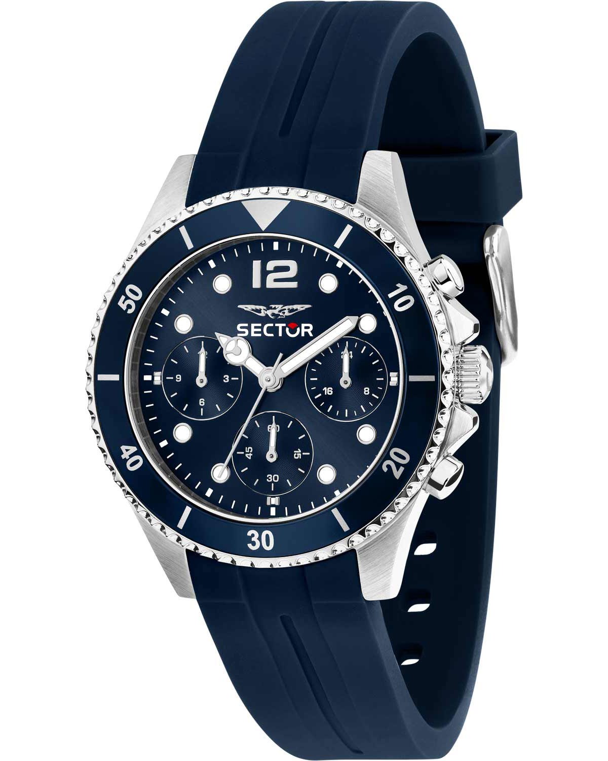 Ρολόι SECTOR 230 Chronograph Blue Plastic Strap