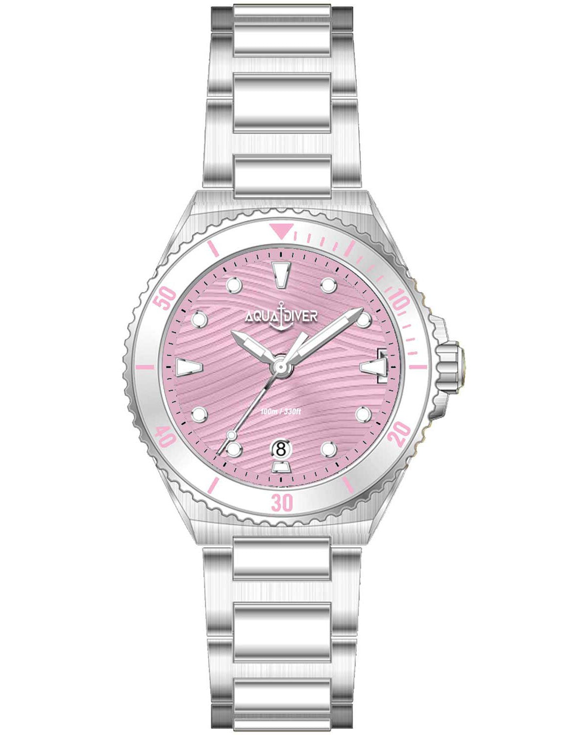 Ρολόι AQUADIVER Oceana Silver Stainless Steel Bracelet