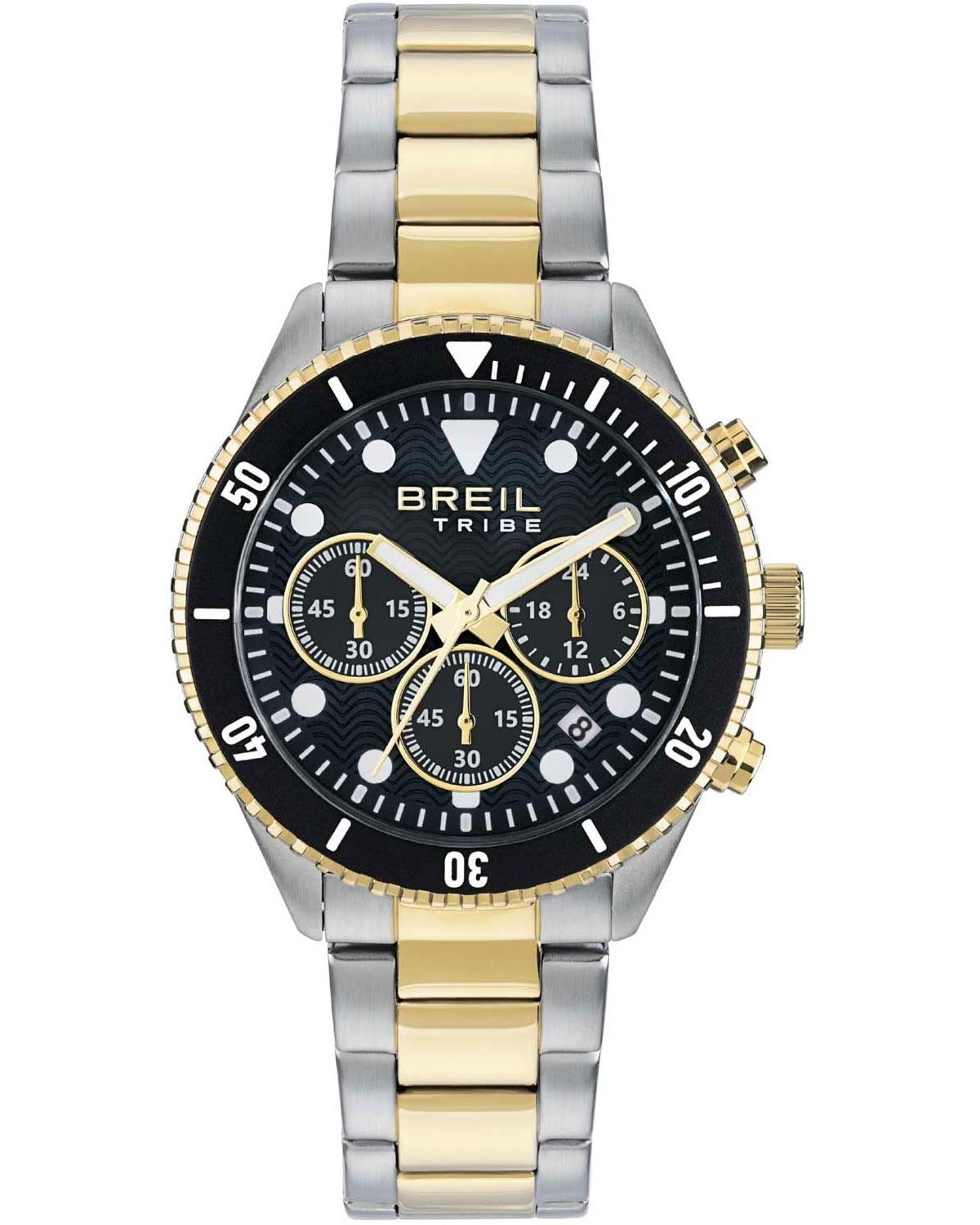 Ρολόι BREIL Tribe Overhand Chronograph Two Tone Stainless Steel Bracelet