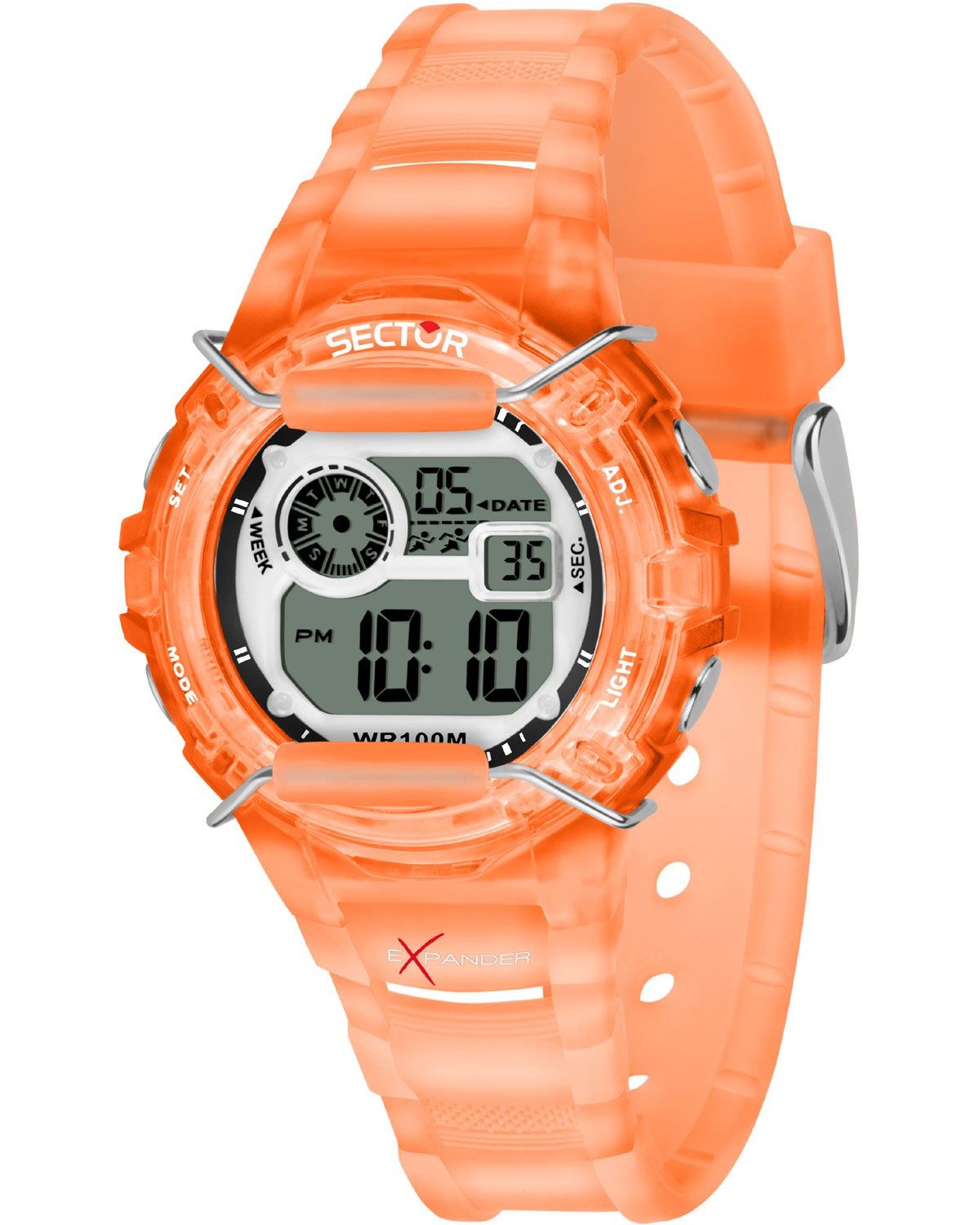 Ρολόι SECTOR EX-05 Orange Synthetic Strap