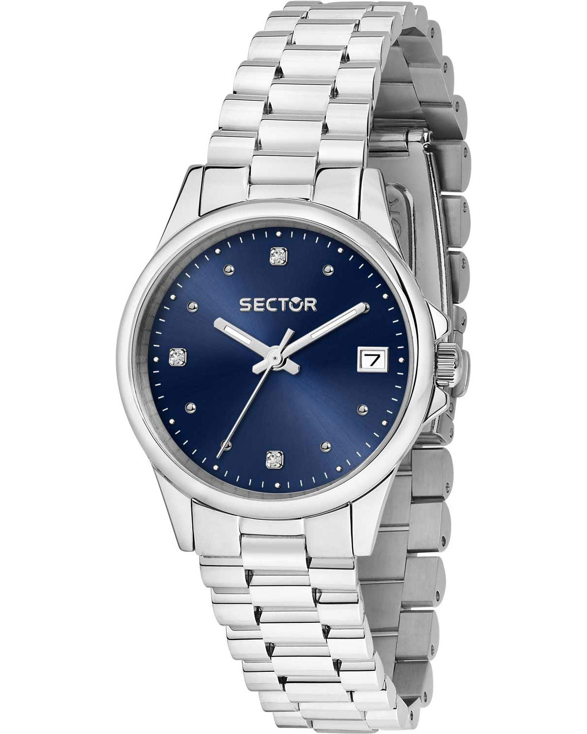 Ρολόι SECTOR 230 Crystals Silver Stainless Steel Bracelet